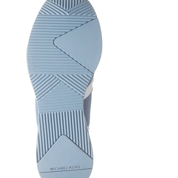 MICHAEL KORS LIV TRAINER Sneaker Navy Multi Size:8 - Picture 4 of 5